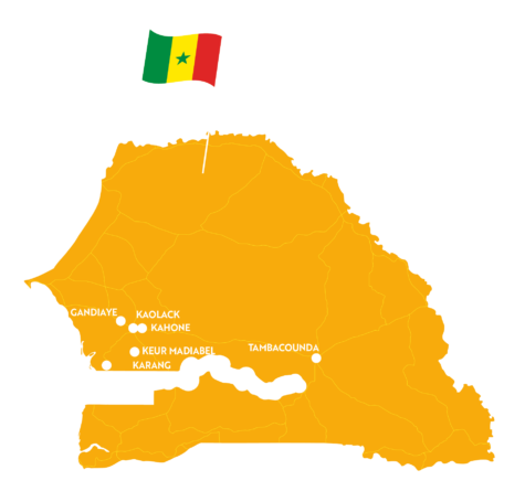 Carte Sénégal